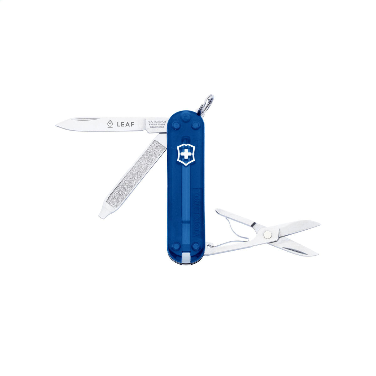 Transparent blau