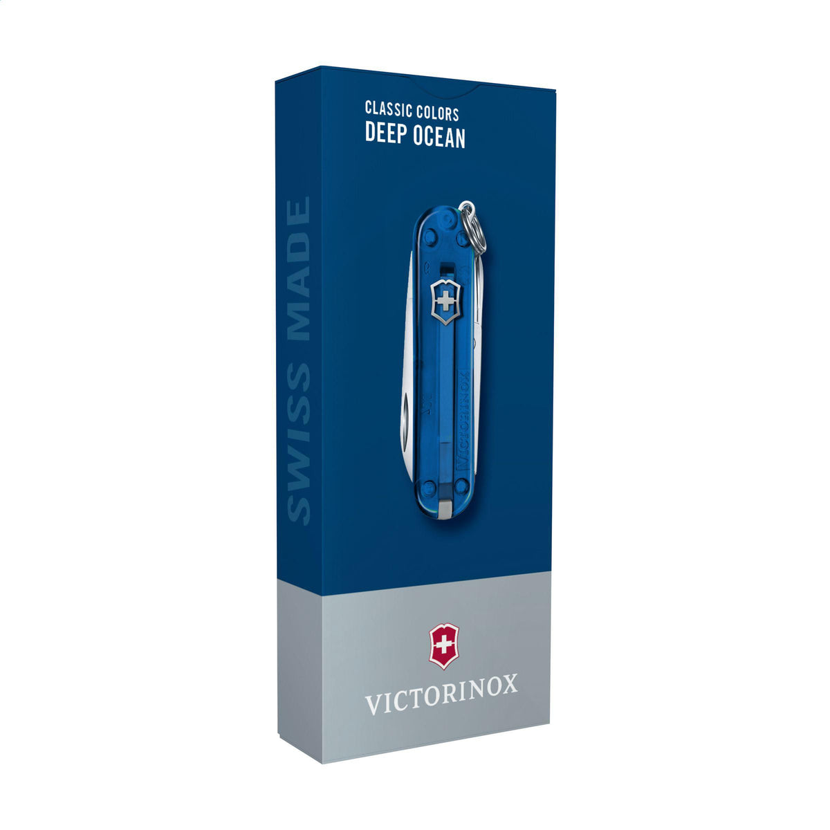 Transparent blau