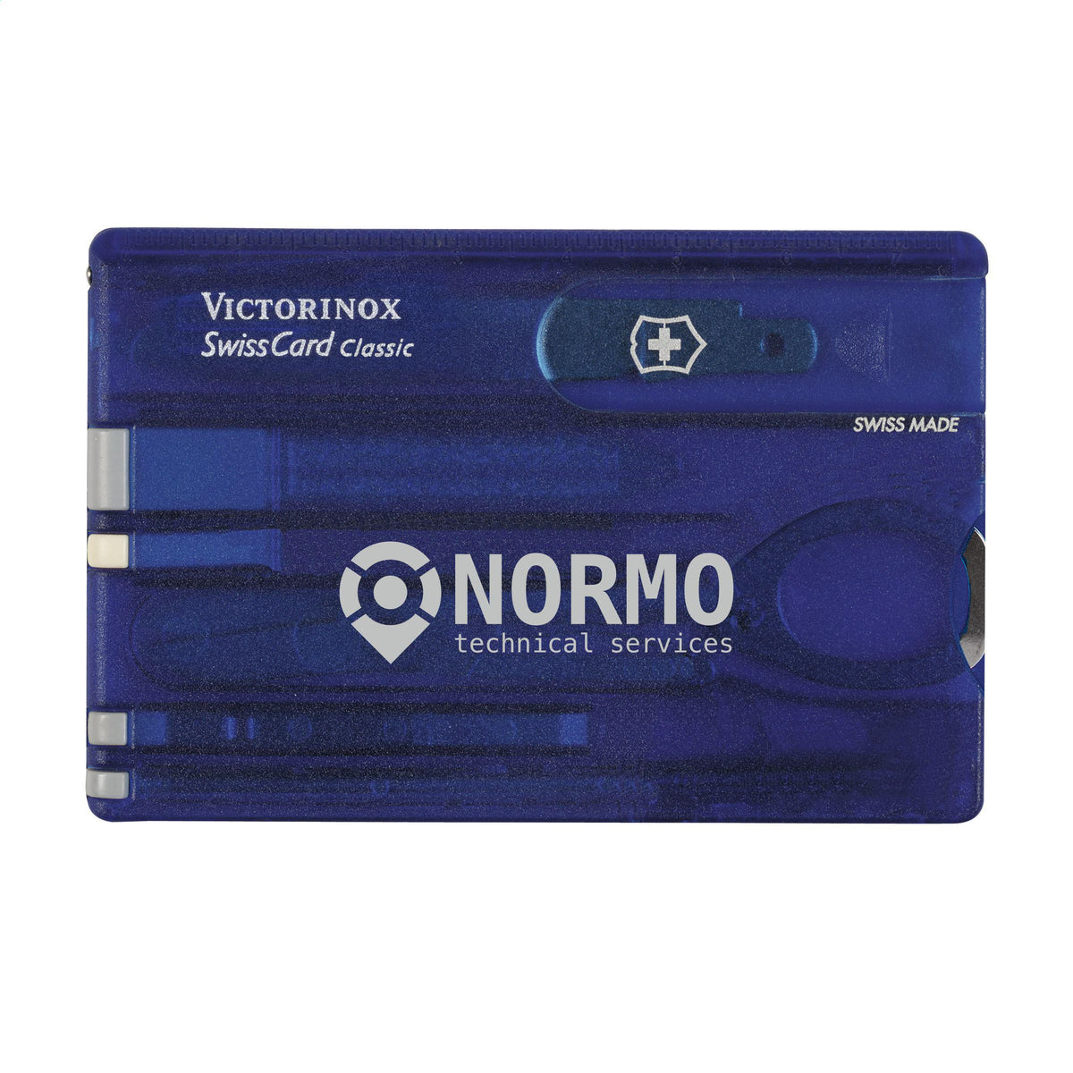 Transparent blau