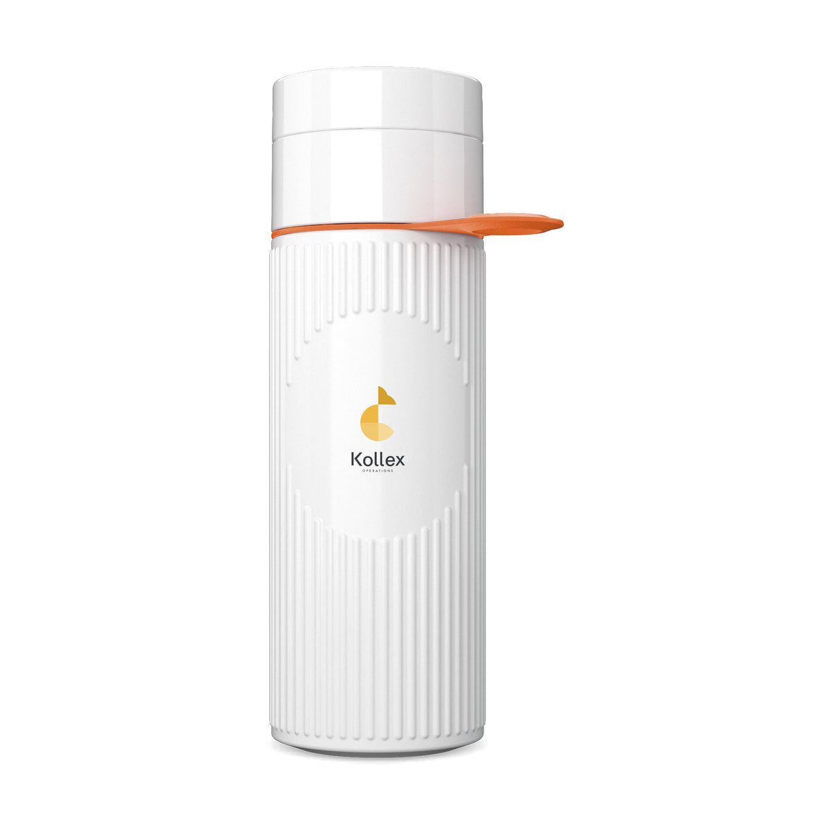 Weiß/orange