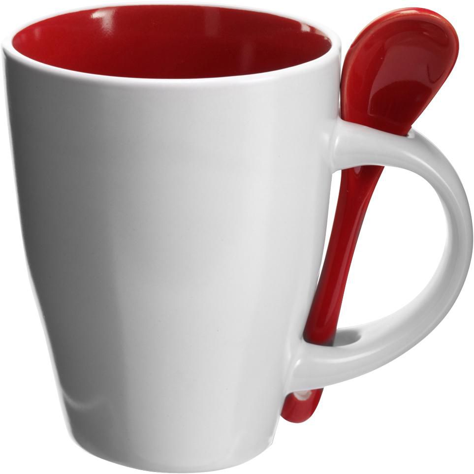 Tasse Eduardo, 300 ml, Mit Löffel