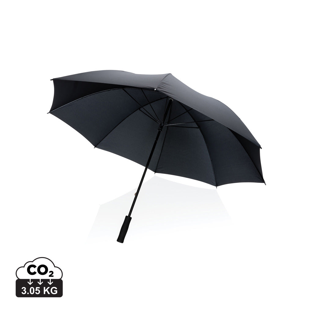 30" Impact AWARE™ RPET 190T Stormproof-Schirm – schwarz
