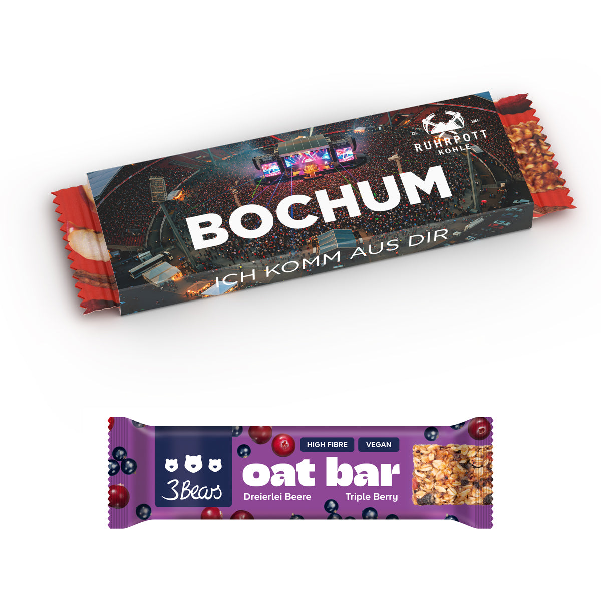 3Bears Oat Bar im Werbeschuber