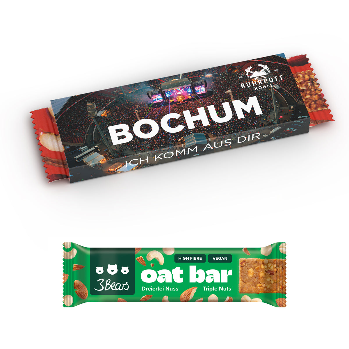 3Bears Oat Bar im Werbeschuber