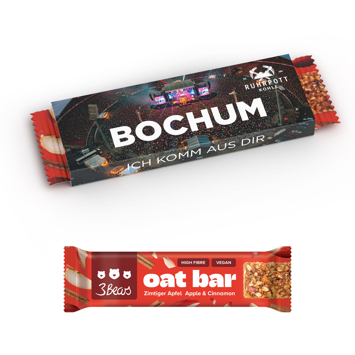 3Bears Oat Bar im Werbeschuber