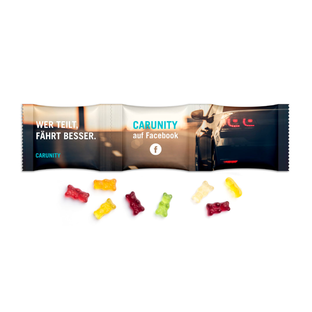 3er Reihe Gummibärchen