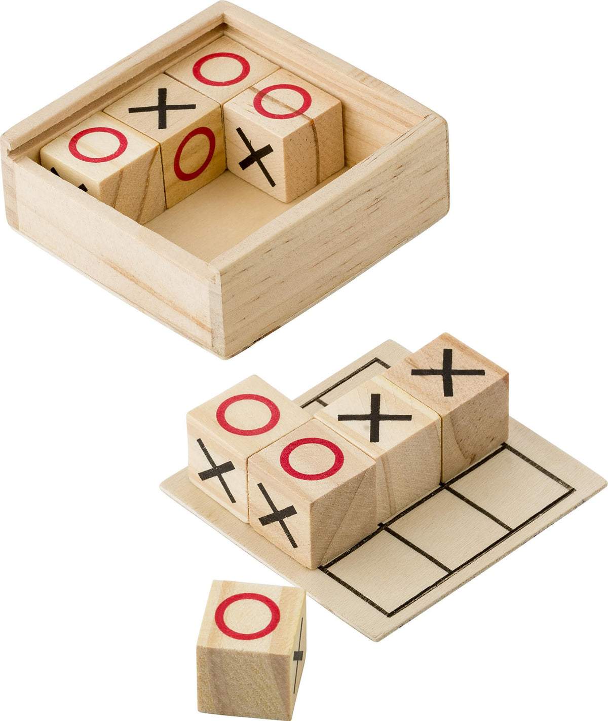 Tic Tac Toe Alessio, Kiefernholz