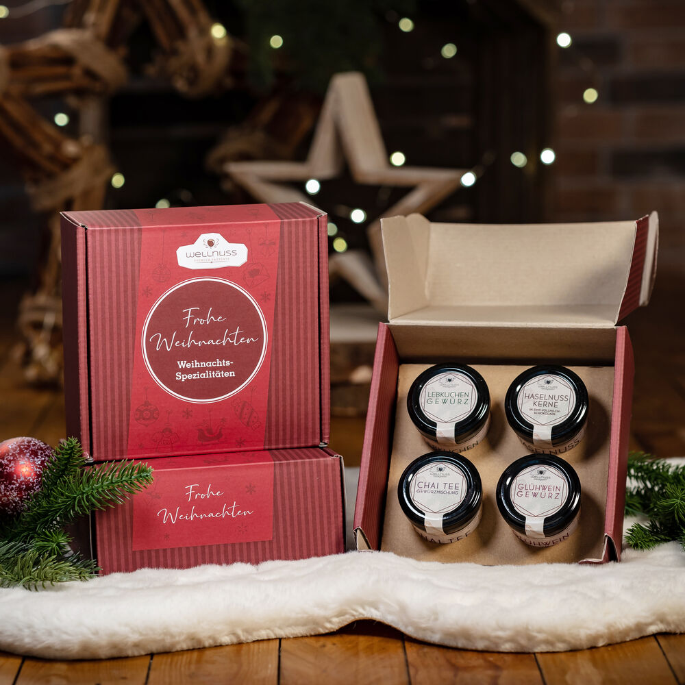 Gourmet Weihnachtsgewürze Set im Geschenkkarton