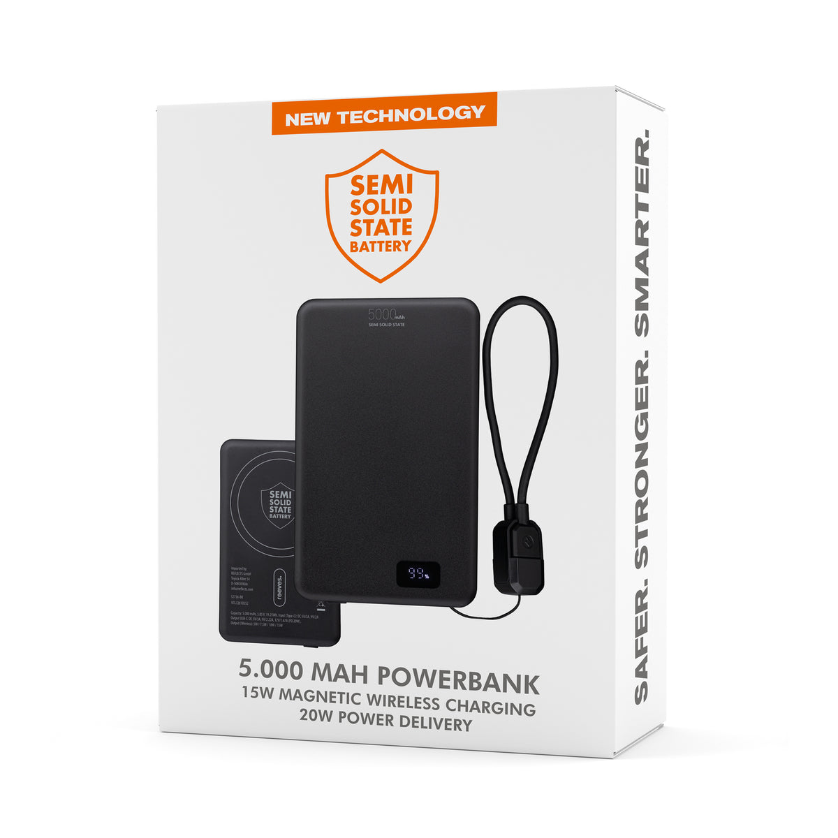 Magnetische 15W Wireless Powerbank REEVES-WATTRON PRO V ALU