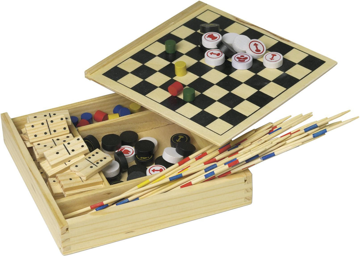 Spieleset Cherie, Holz, 5 in 1