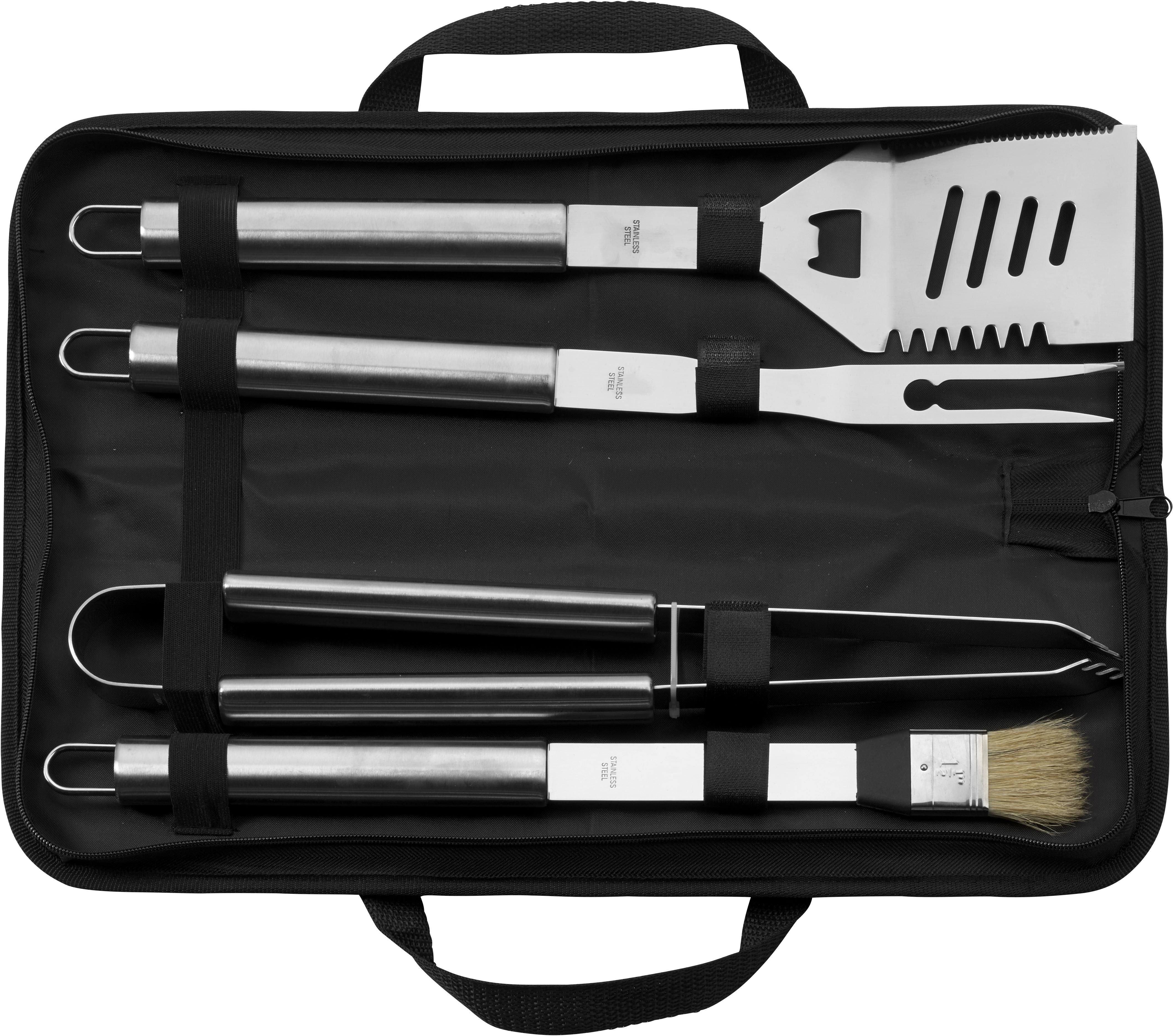 Grillset Silas, Edelstahl, 4 St.