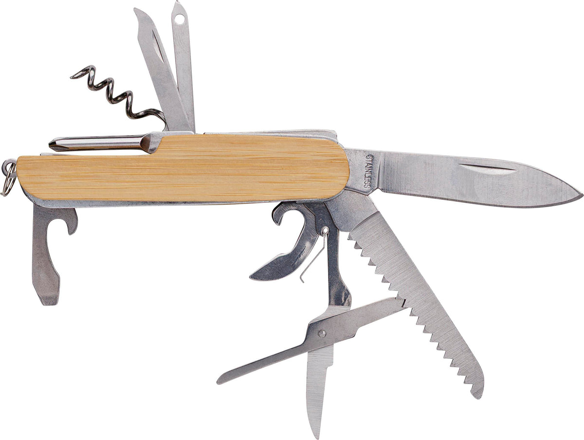 Taschenmesser Phoebe, Bambus, 9 Stück