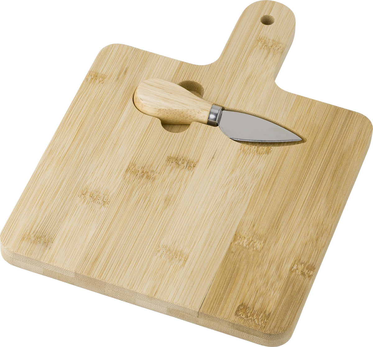 Käsebrett Jelena, Bambus, Mit Messer