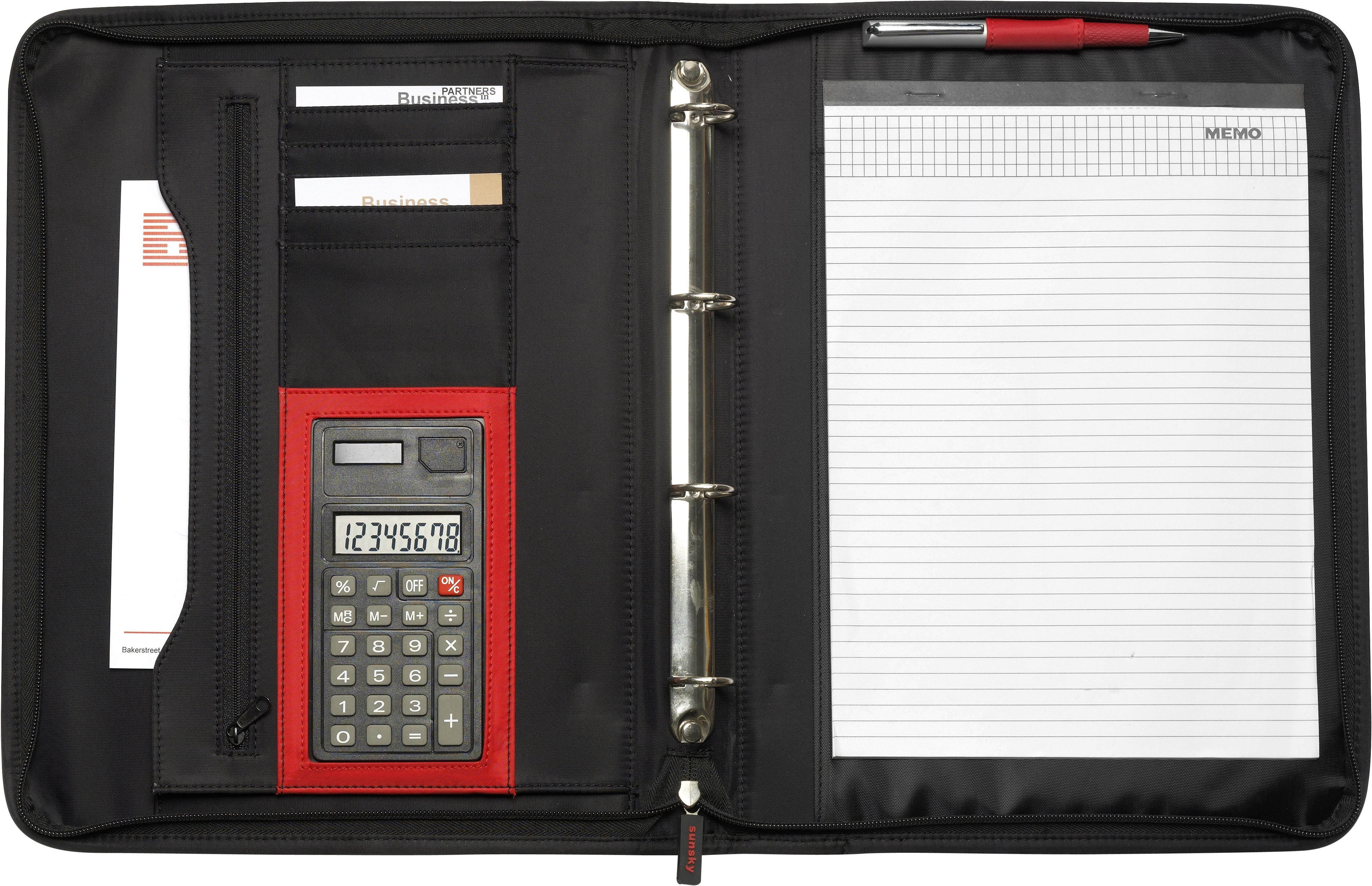 Portfolio Lianna, Polyester, A4, Mit Taschenrechner