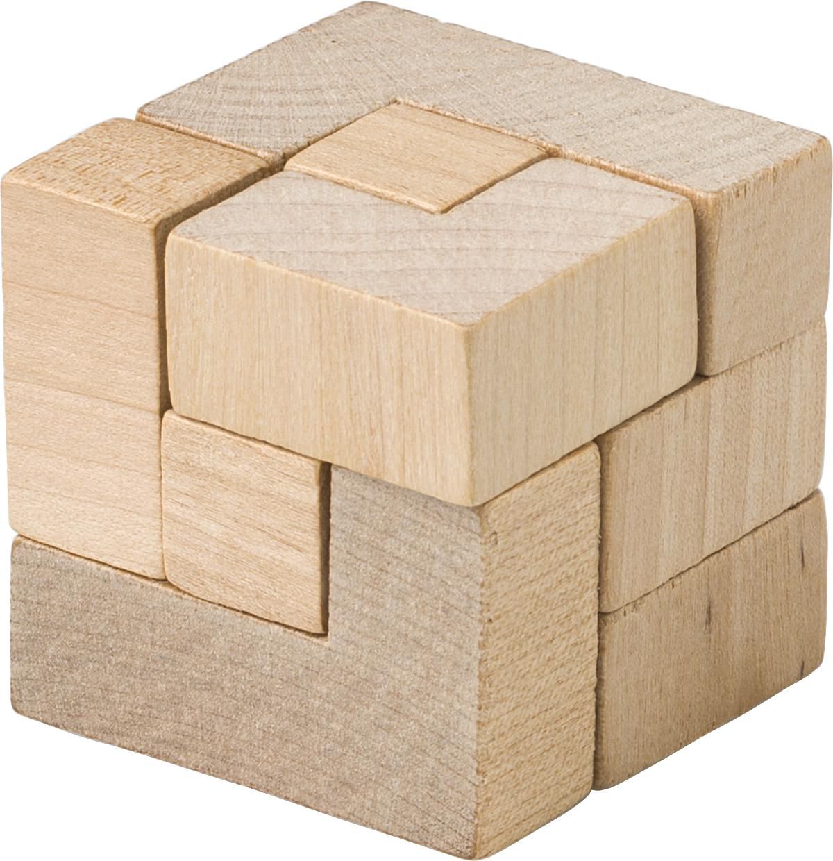 Puzzle Amber, Holz, Würfel