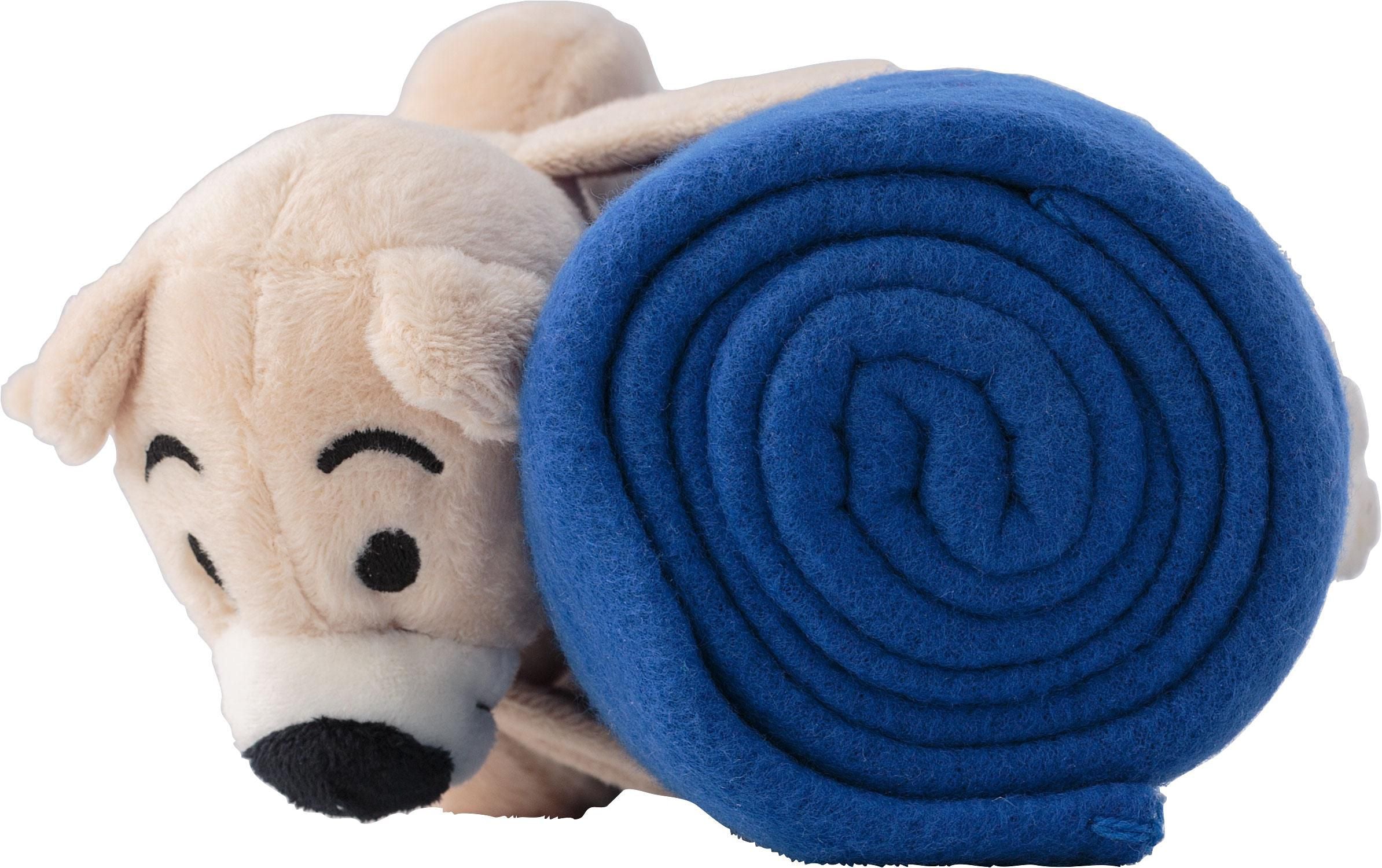 Kuscheltier Owen, Bär mit Decke
