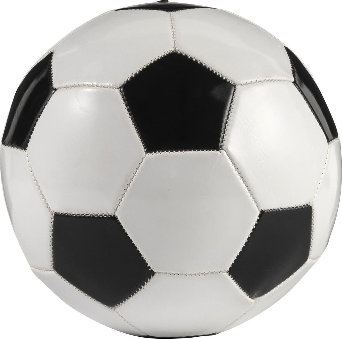 Fußball Ariz, Kunststoff, Größe 5, Klassisch schwarz weiß