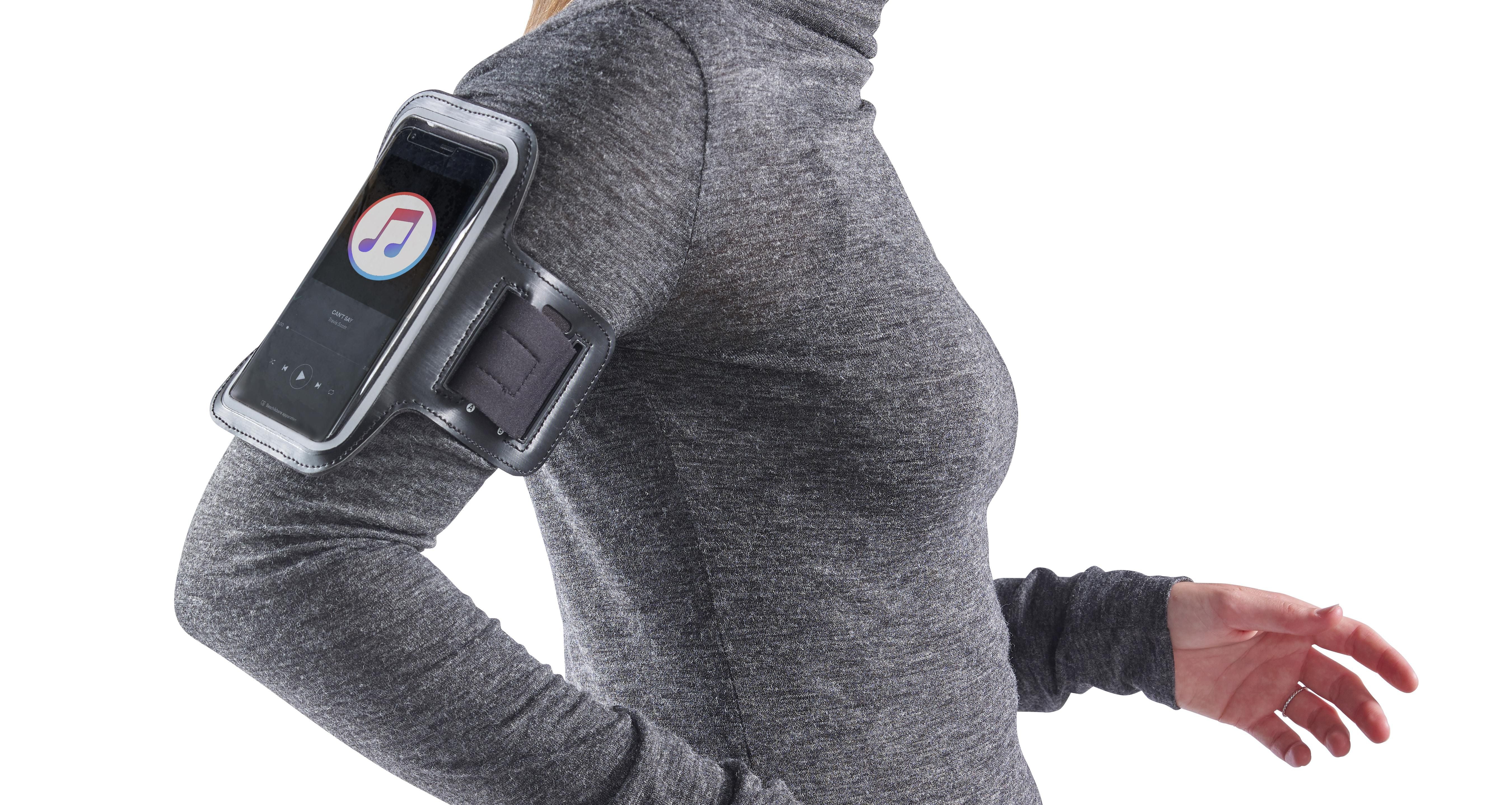 Telefonarmband Danny, Kunststoff und Klettverschluss
