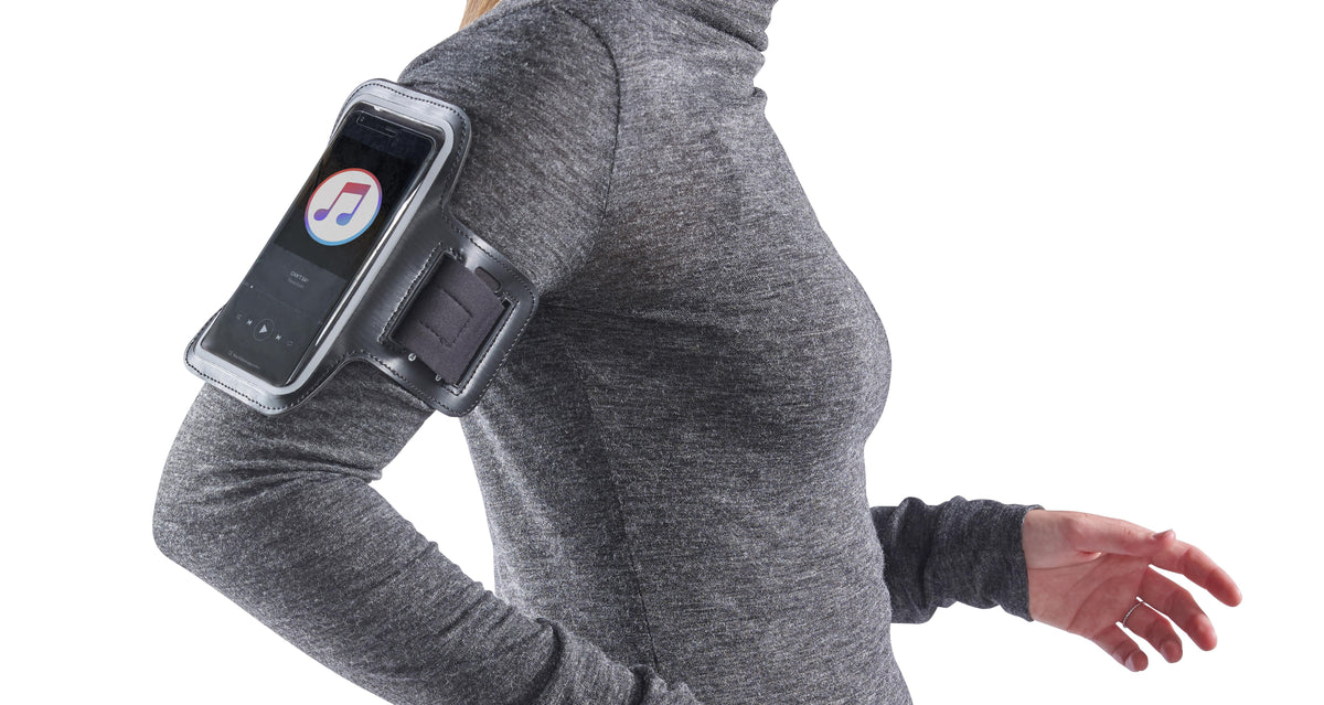 Telefonarmband Danny, Kunststoff und Klettverschluss