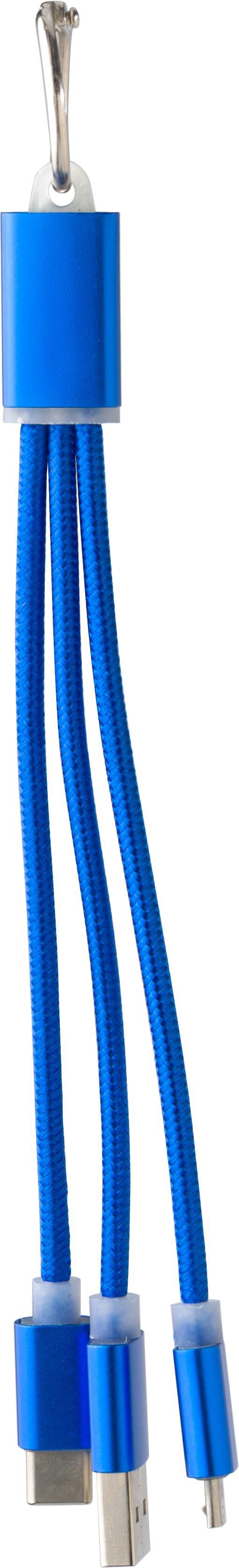 Ladekabel Alvin, 3 in 1