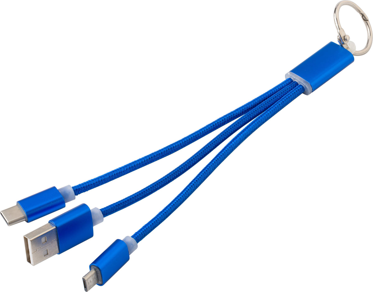 Ladekabel Alvin, 3 in 1