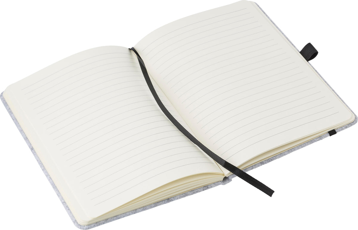 Notizbuch Harper, Filz, A5, Liniert
