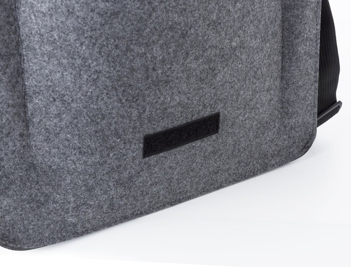 Laptoptasche Layla, Filz, 15 Zoll, Klettverschluss