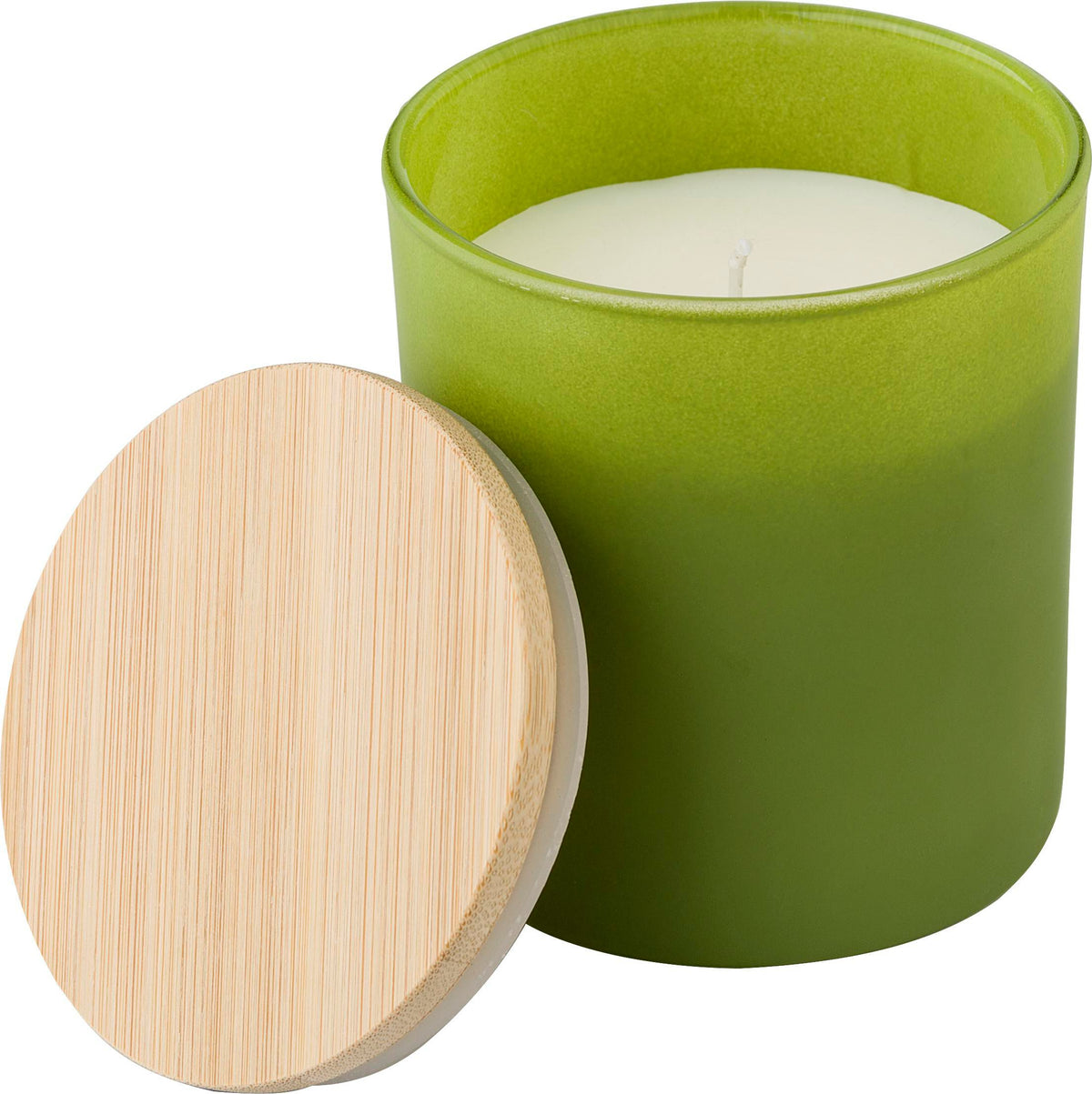 Glaskerze Lucas, Pflanzenwachs, 200 g