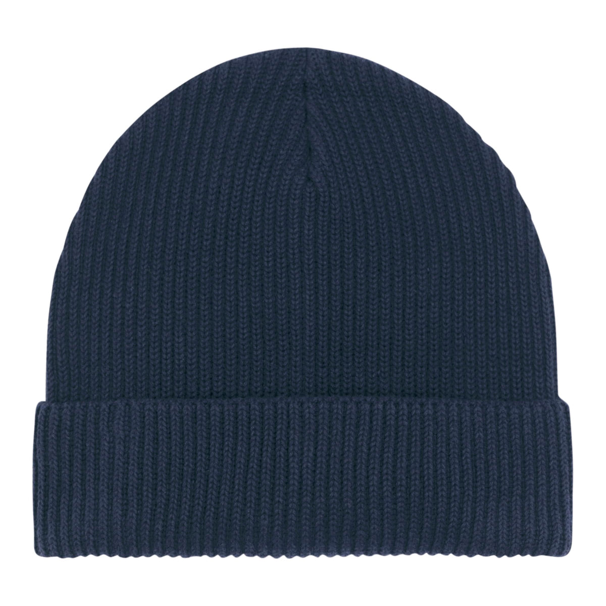 Fischermann Beanie in Dunkelblau.