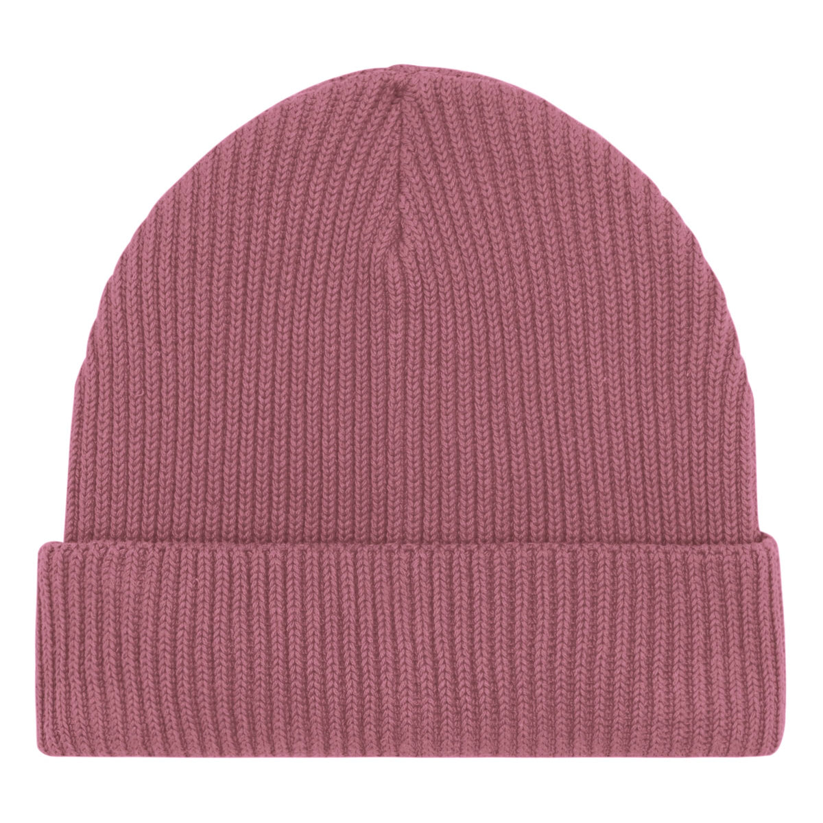 Fischermann Beanie in Hibiskus Rosa.