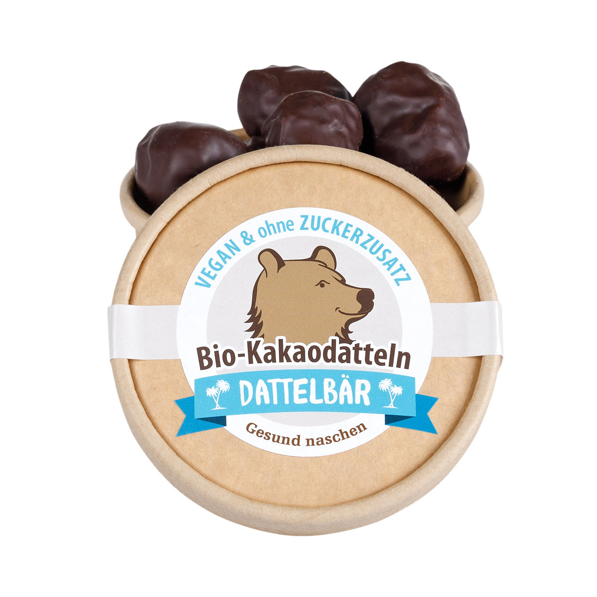 Leckere Datteln ummantelt von einer Schoko-Kakaomischung knackig und unglaublich lecker