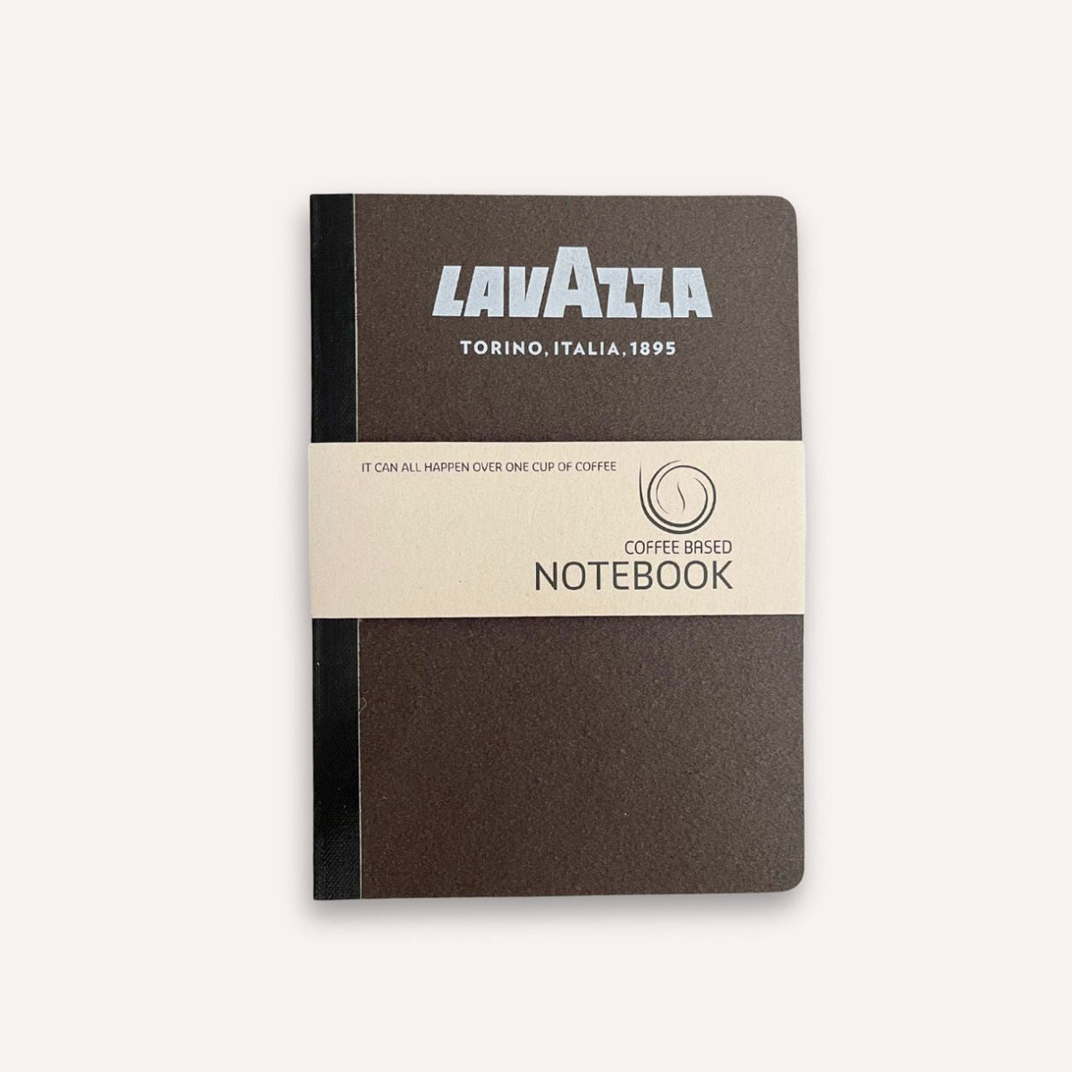 Notizbuch mit Prägung für Lavazza, Kundenprojekt von Vanilla und Pepper