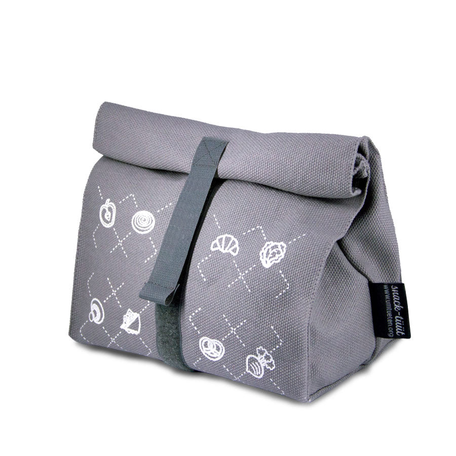 Snackbeutel mit frische Inlay grau