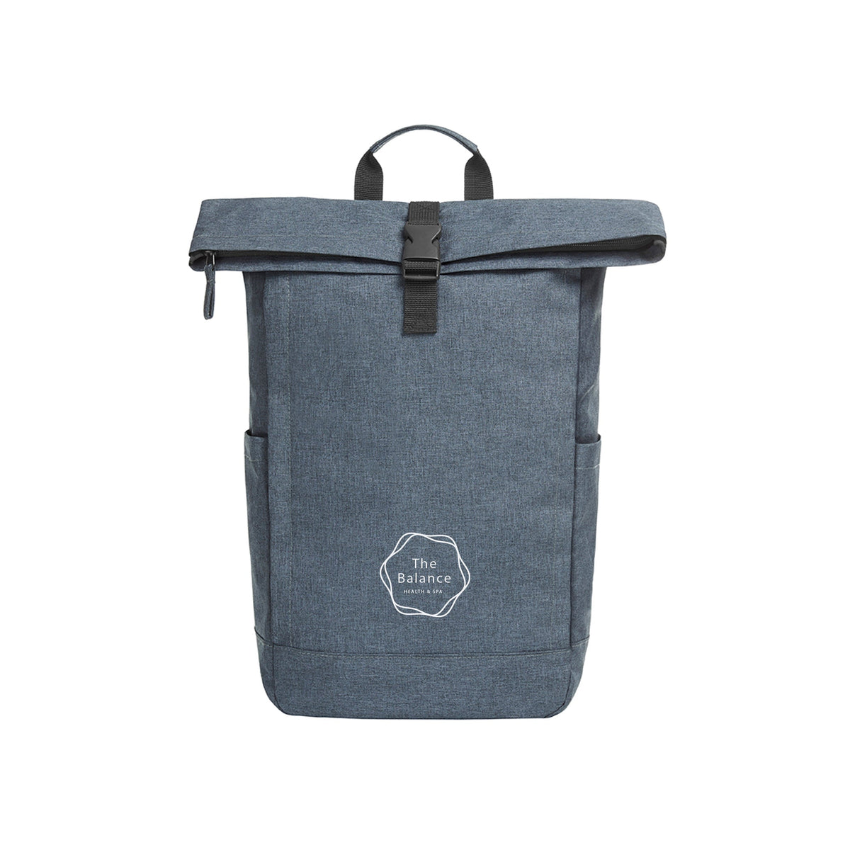 Rucksack Circle in blau-grau mit Musterdruck