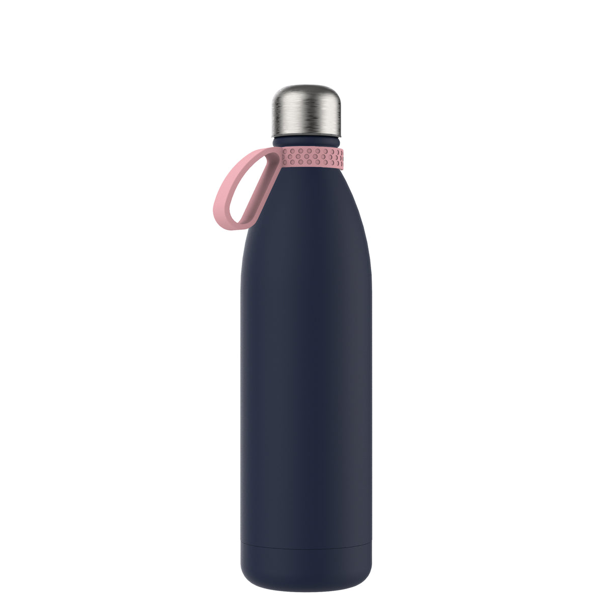Flasche: blau, Ring: hellmagenta