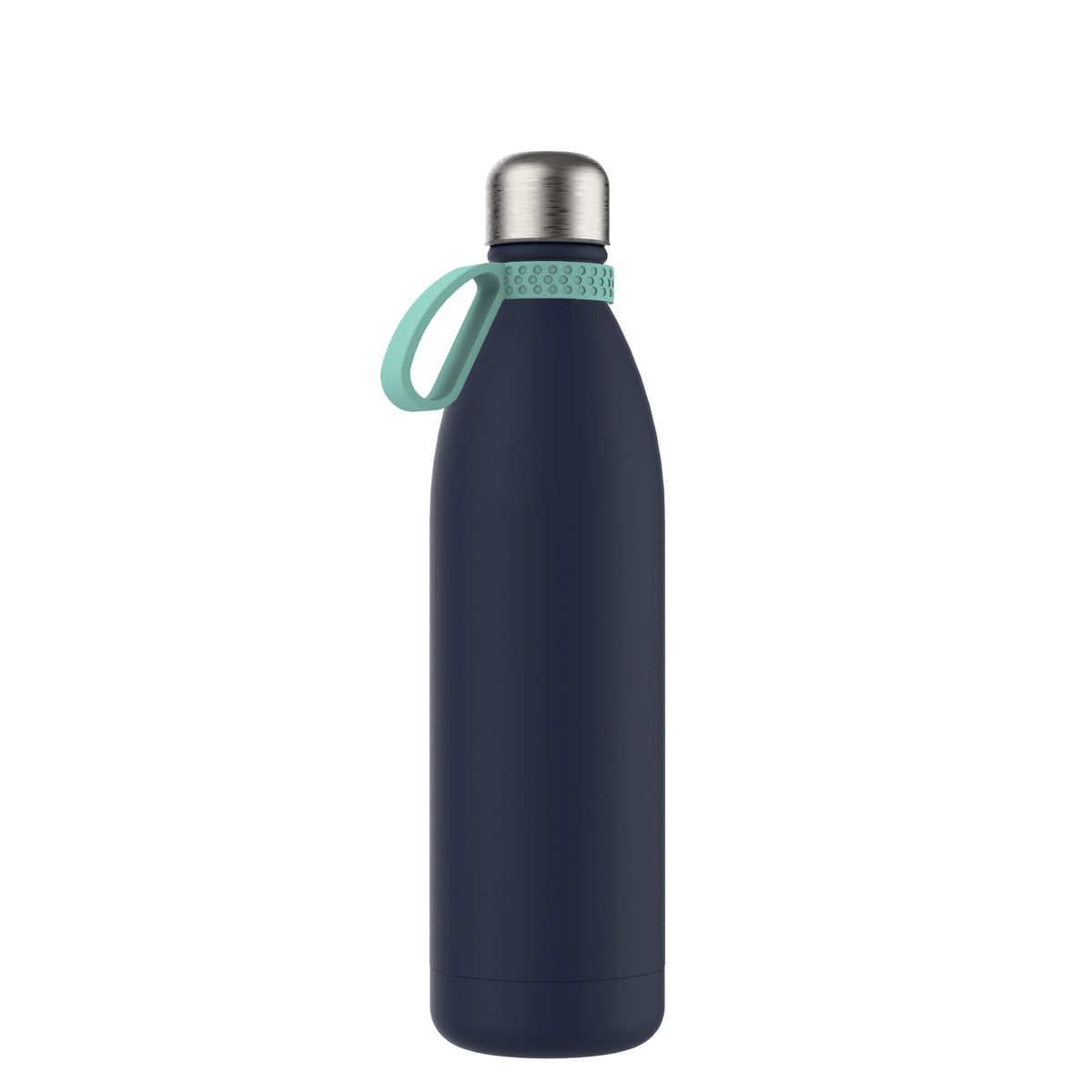 Flasche: blau, Ring: mint
