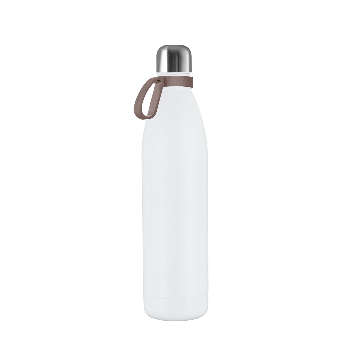 Flasche: weiß, Ring: braun