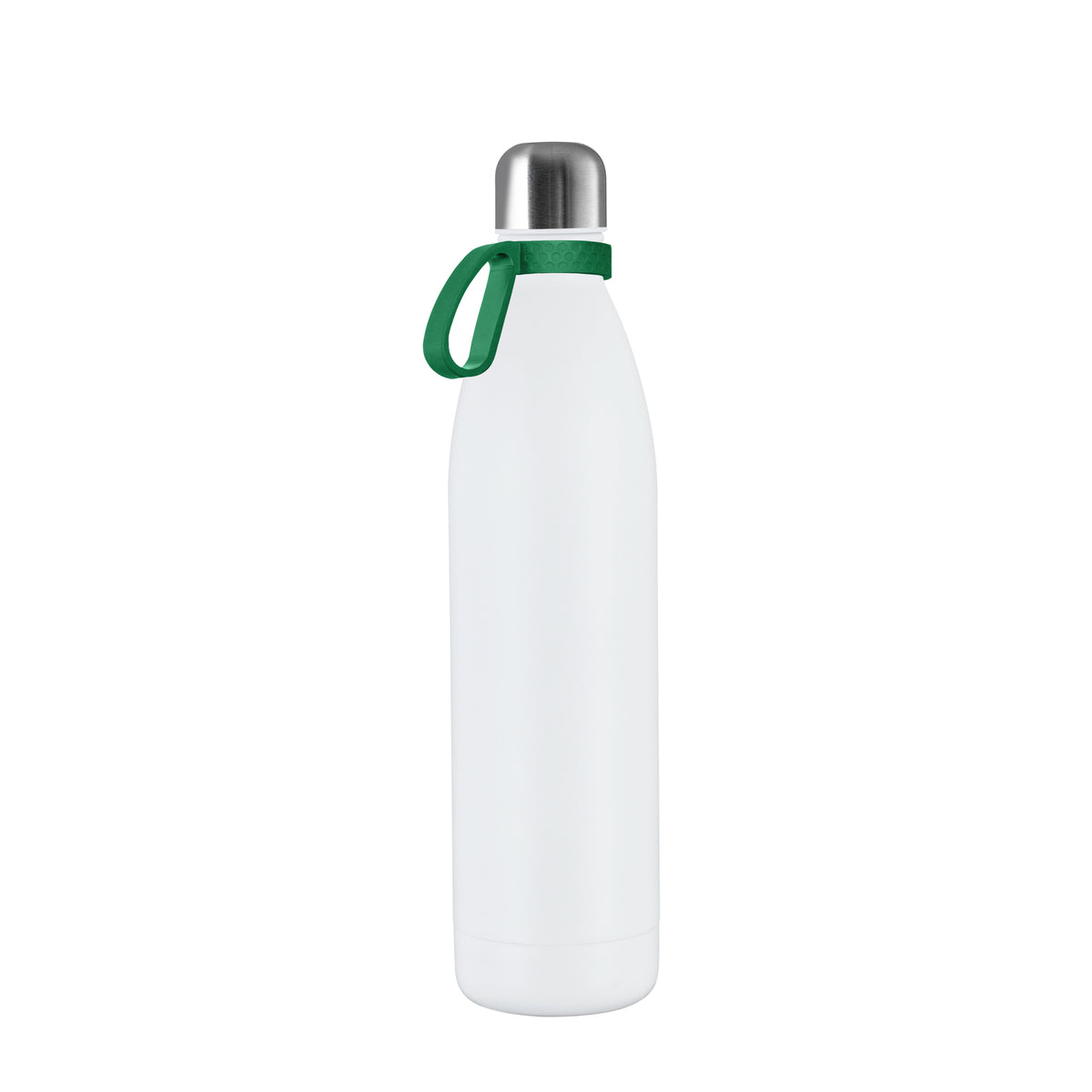 Flasche: weiß, Ring: grün