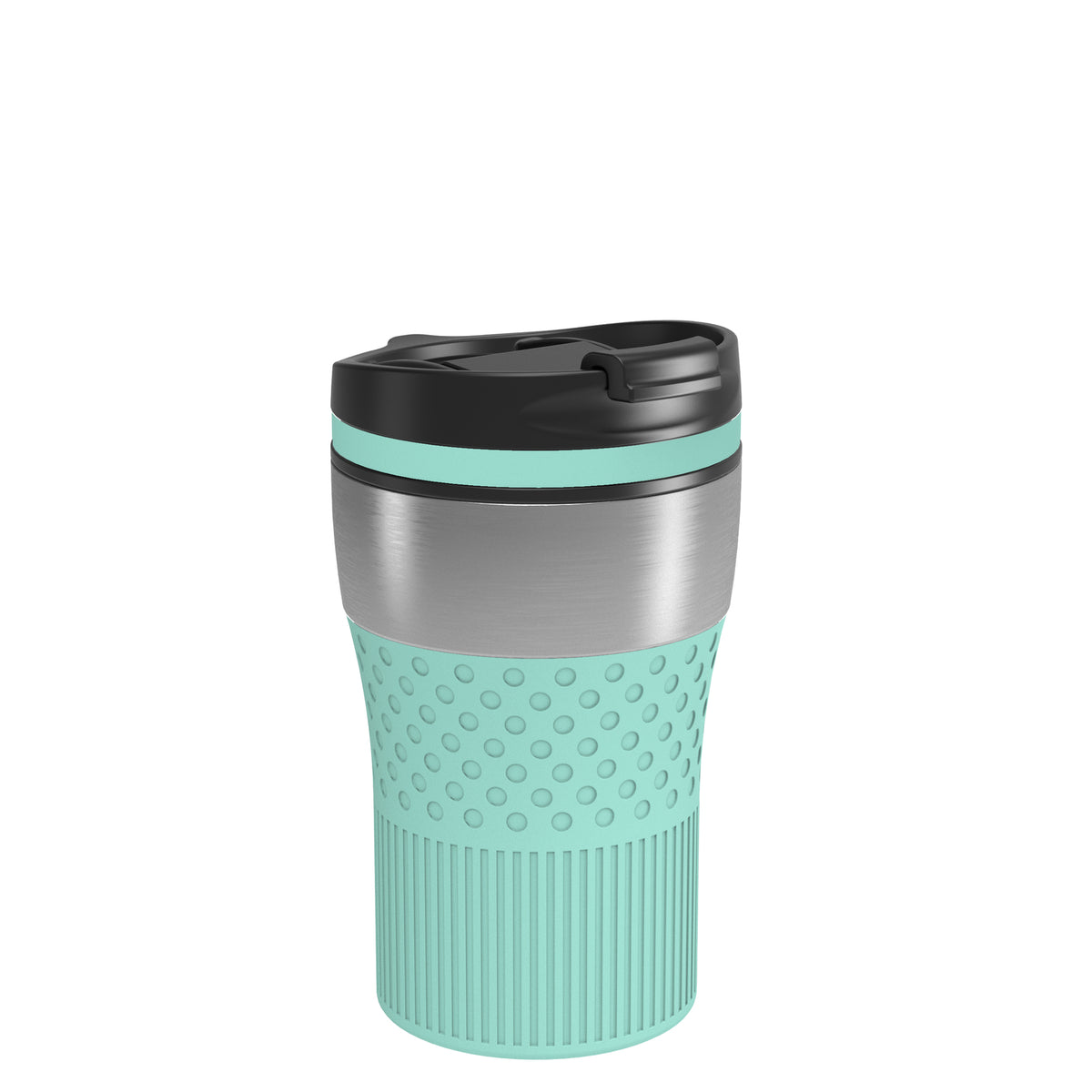 Becher: silber, Ring: mint, Hülle: mint