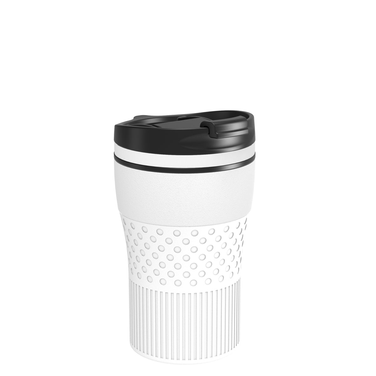 Becher: weiß, Ring: weiß, Hülle: weiß