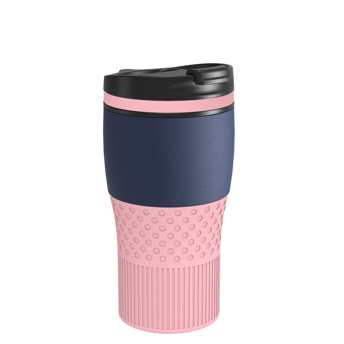 Becher: MNBE, Ring: hellmagenta, Hülle: hellmagenta