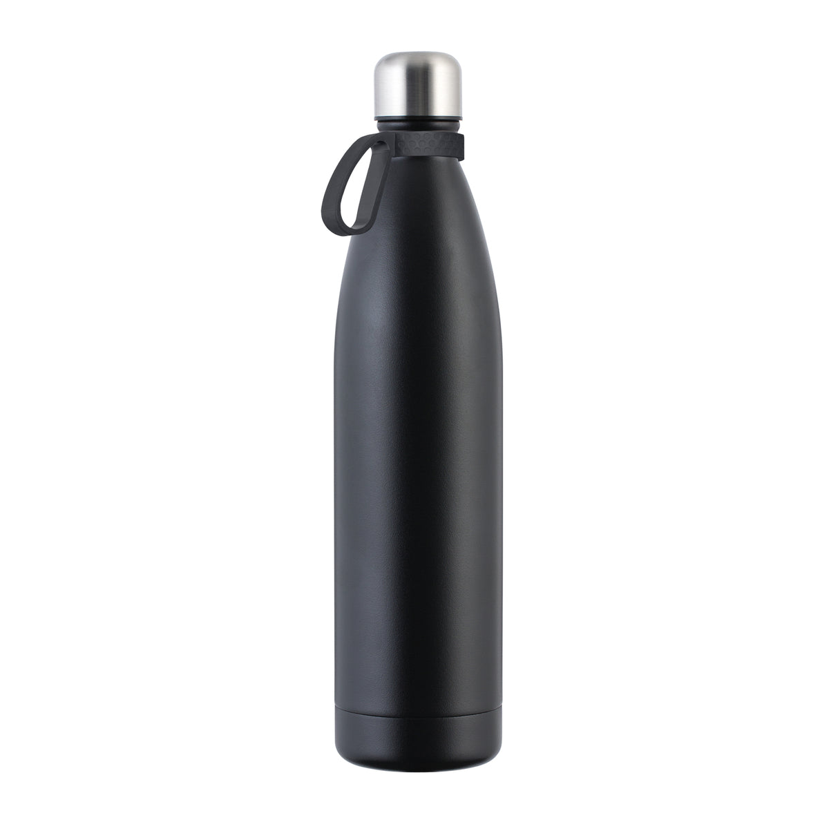 Flasche: schwarz, Ring: dunkelgrau