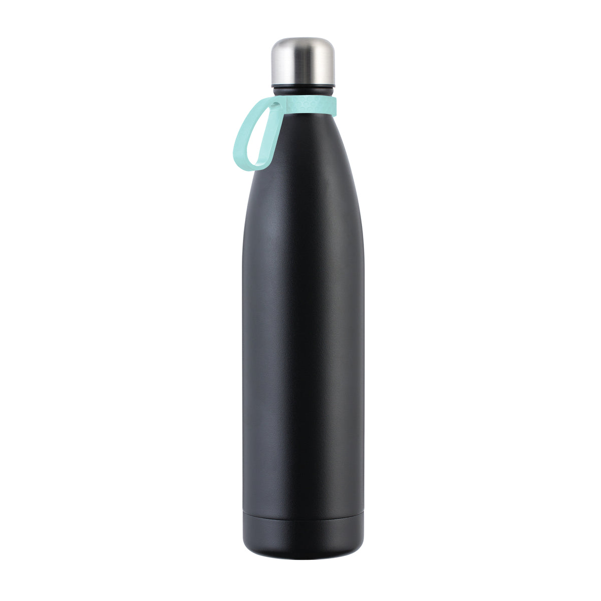 Flasche: schwarz, Ring: mint