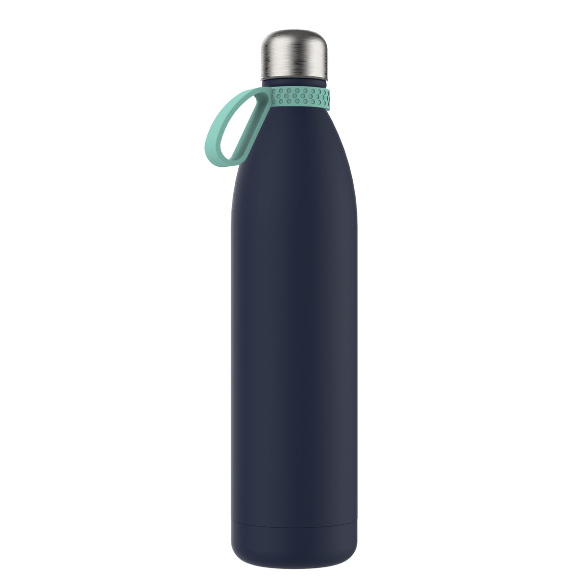 Flasche: blau, Ring: mint