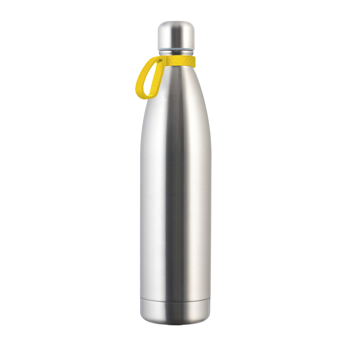 Flasche: silber, Ring: gelb