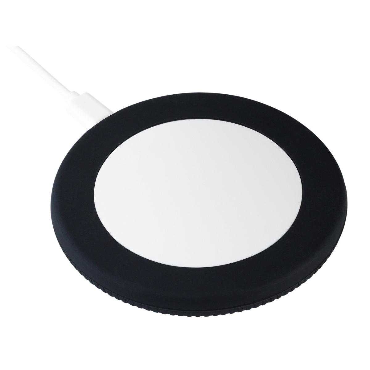 Ladegerät: weiß, Ring: schwarz