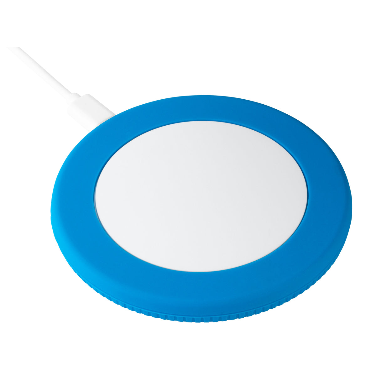 Ladegerät: weiß, Ring: cyan