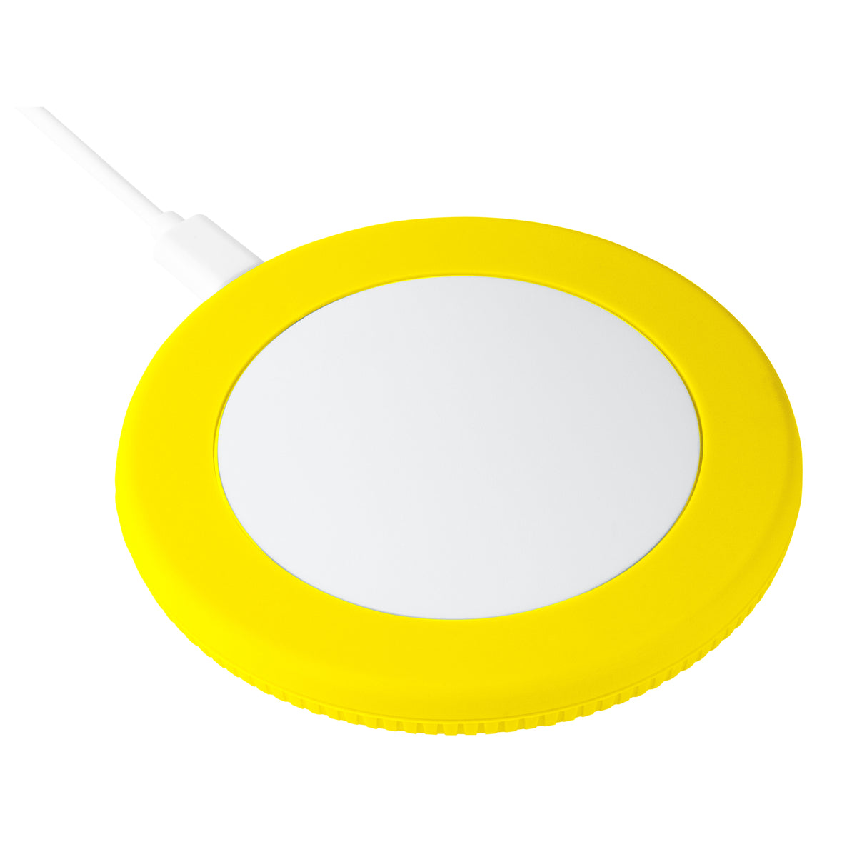 Ladegerät: weiß, Ring: gelb