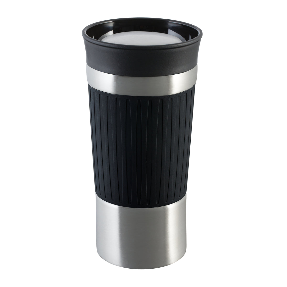 Becher: silber, Hülle: schwarz