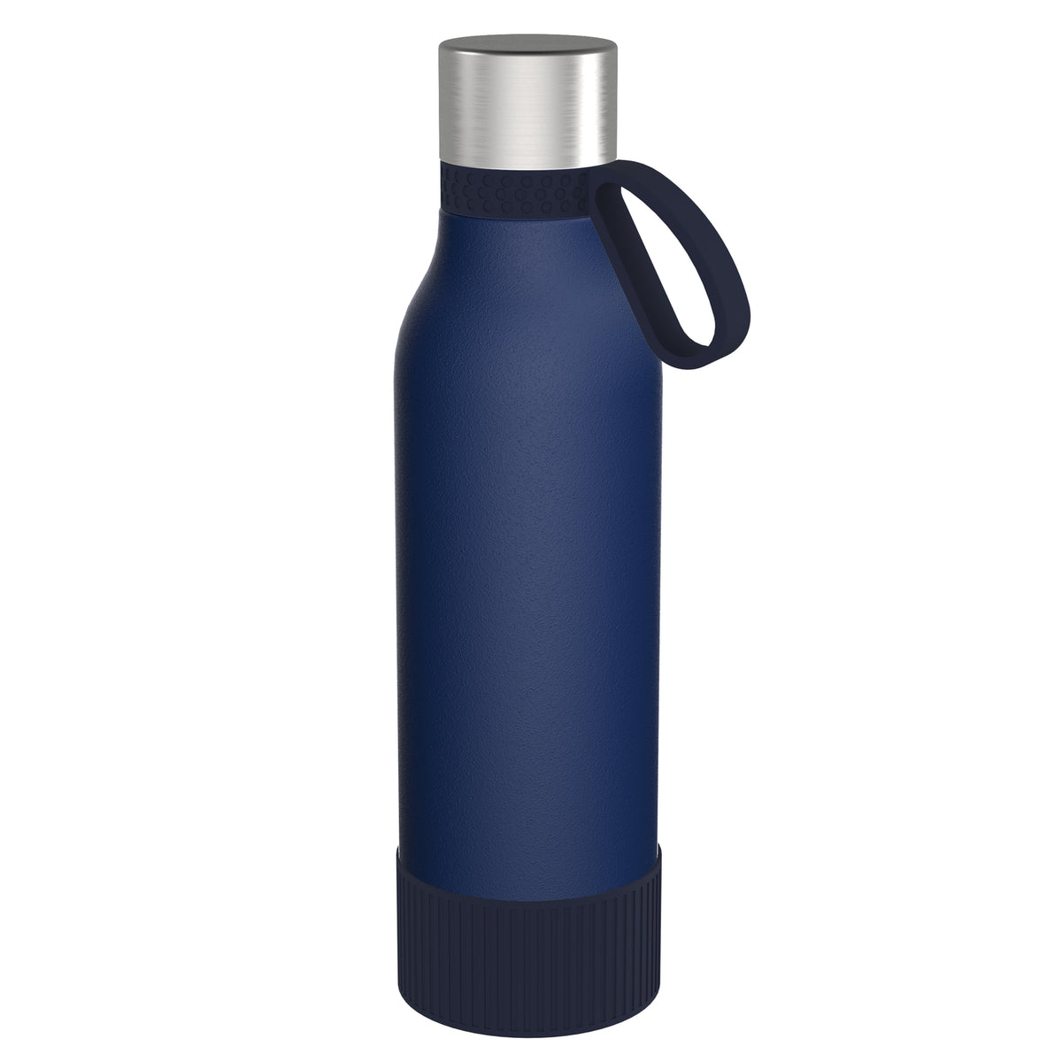 Flasche: blau, Ring: RNBE, Hülle: SNBE